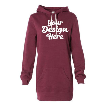 PRM65DRS | Women?s Special Blend Hooded Sweatshirt Dress