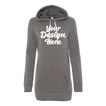 PRM65DRS | Women?s Special Blend Hooded Sweatshirt Dress